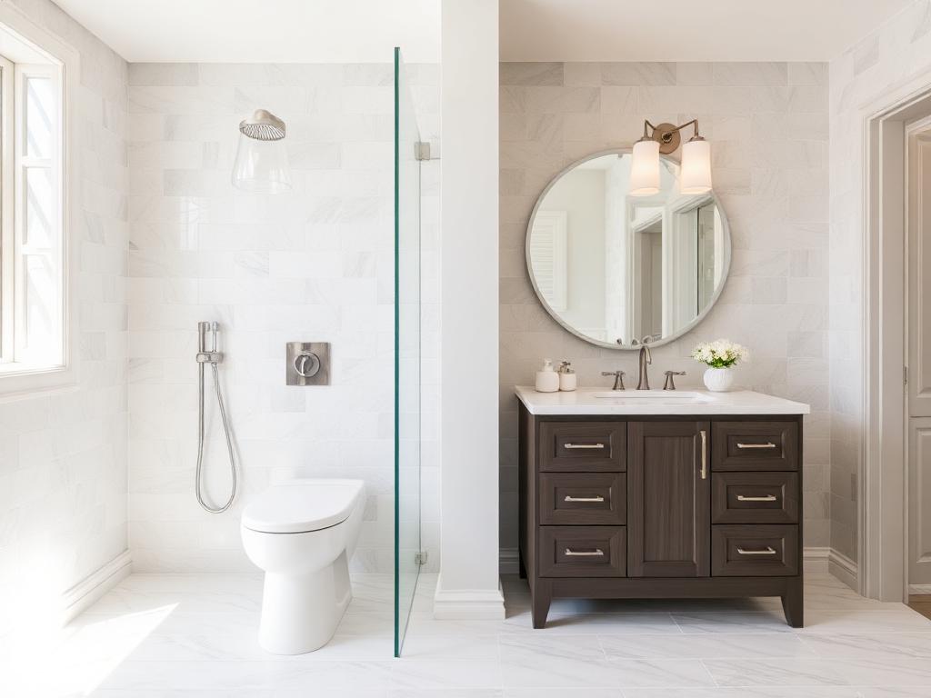 Clean Bathroom Renovation
